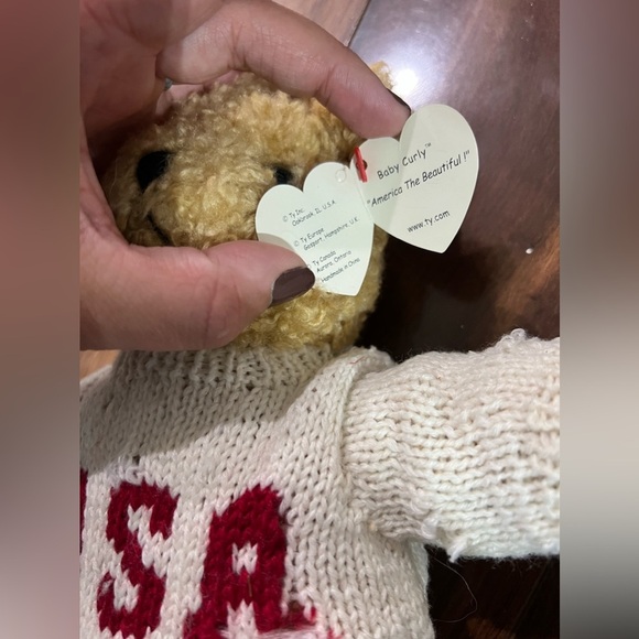 TY 1992 Bear USA beanie baby - Picture 2 of 4